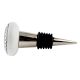 Black Wheel Flat Ceramic Wine Bottle Stopper